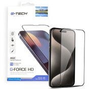 تصویر گلس آیفون 15 پرو مکس جی تک موبایل | G Tech Mobile - مدل G Force HD glass Screen Protector 