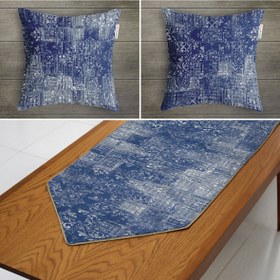 تصویر ست کوسن و رانر کد S218 پتینه