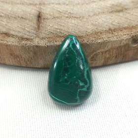 تصویر نگین تراش مالاکیت Malachite gemstone