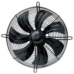 تصویر فن ايلکای هفت پر فلزی (بدون قاب) دمنده سایز 40 (تک فاز) مدل VIK-40A4S2-L Damande ILKA AXIAL FLOW FANS FORWARD