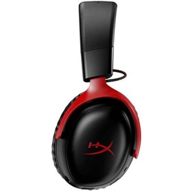 تصویر هدست گیمینگ بی‌سیم هایپرایکس مدل Cloud III Wireless HyperX Cloud III Wireless Gaming Headset