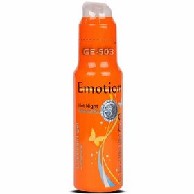 تصویر ژل لوبریکانت گرم کننده بانوان نارنجی ایموشن مدل Hot Night Emotion Hot Night 75ml