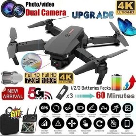 تصویر خرید از ایبی - کوادکوپتر تاشو دوربین 4K HD واید GPS FPV RC Wifi 