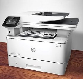 تصویر پرینتر چندکاره لیزری اچ پی مدل HP LaserJet Pro MFP M426fdnw (استوک) به همراه کابل برق و کابل usb 