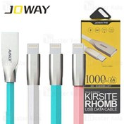 تصویر کابل لایتنینگ جووی Joway Li87 Kirsite Rhomb Data Cable توان 2 آمپر 