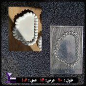 تصویر قالب طلقی مرواریدی کد 92 بی رنگ شفاف