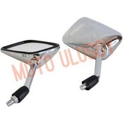 تصویر آینه بغل موتورسیکلت ست کروم CBF150 CB125E یاماها YBR 125 تلویزیون APACHE BAJAJ PULSAR NS200 Honda 