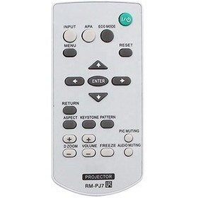 تصویر ریموت کنترل ویدئو پروژکتور سونی Sony projector remote control RM-PJ7 قیمت امروز - آی پروژکتور 