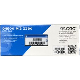 تصویر اس اس دی اینترنال M.2 SATA اسکو مدل OSCOO ON800 ظرفیت 2 ترابایت OSCOO ON800 M.2 SATA 2TB Internal SSD