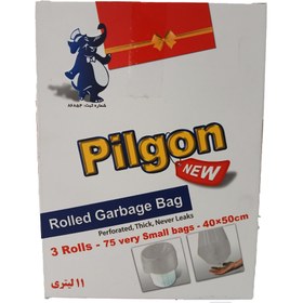 تصویر کیسه زباله پیلگون مدل P50 بسته ۷۵ عددی 