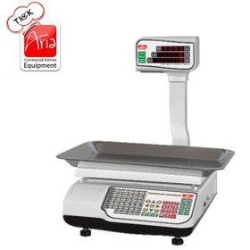 تصویر ترازوی فروشگاهی 35 کیلویی سینی تخت محک 16000 بدون پرینتر mahak shopping scale 16000