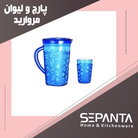 تصویر پارچ و لیوان اکرولیک 