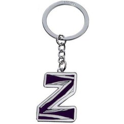 تصویر جاکلیدی الفبا ترویکا طرح Z Troika Alphabet KeyChain Z