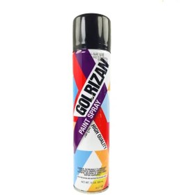 تصویر اسپری رنگ مشکی براق گلریزان مدل PAD -Blackحجم 300 میلی لیتر Golrizan spray paint Black