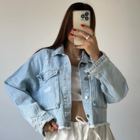 تصویر کت جین زنانه مدل زویا 