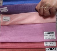 تصویر پرده حریر نازلی صورتی کد 7021 