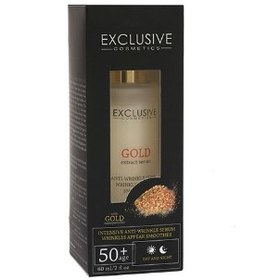 تصویر سرم ضد چروک اکسکلوسیو مدل طلا حجم 60 میلی لیتر Exclusive Cosmetics Gold Intrnsive Anti-Wrinkle Serum