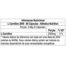 تصویر ال کارنیتین 2000 اتلتیکا Atlhetica L-Carnitine 2000 