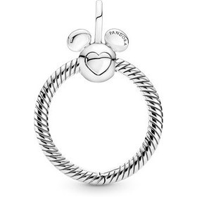 تصویر آویز گردنبند بی‌زنجیر میکی موس دیزنی پاندورا Pandora Disney Mickey Mouse O Pendant