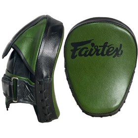 تصویر میت پنجه ای چرم طبیعی طرح FAIRTEX سبز 