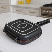 تصویر تابه دو طرفه رژیمی سایز 34 یونیک بژ 