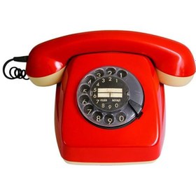 تصویر تلفن قدیمی old dialer telephone 