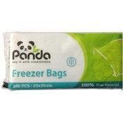 تصویر کیسه فریزر لفافی (100 گرمی)25*35 بسته 100 عددی پاندا 