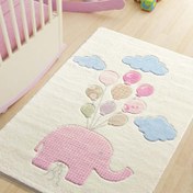 تصویر فرش اتاق کودک Confetti طرح فیل کد 71751 