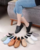 تصویر مدل کفش دخترانه و زنانه شیک طبی اصل مخصوص پیاده روی کد۲۴۴ - مشکی / 