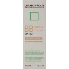 تصویر بی بی کرم SPF20 درماتیپیک مناسب پوست چرب و مختلط 30 میلی لیتر - رنگ: بژ طبیعی Dermatypique BB Cream Spf 20 For Combination To Oily Skin 30 ml