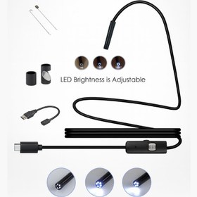 تصویر دوربین آندوسکوپی ضد آب با کیفیت بالا 