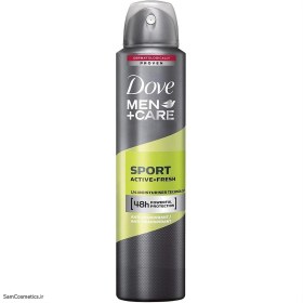 تصویر اسپری ضد تعریق آقایان اسپرت Sport حجم 250 میلی لیتر داو Dove Sport Mans Anti Sweat Spray 250 ml