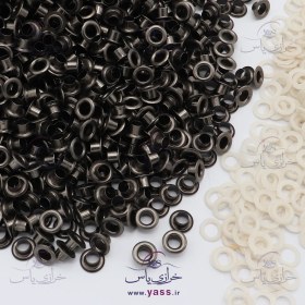 تصویر حلقه پانچ سایز P04 دودی با واشر (بسته 5000 عددی) 