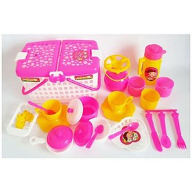 تصویر سبد پیک نیک گل خانم کوچک 