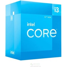 تصویر سی پی یو بدون باکس اینتل مدل Core i3-12100 ا Intel Core i3-12100 Alder Lake LGA1700 Tray CPU Intel Core i3-12100 Alder Lake LGA1700 Tray CPU
