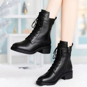 تصویر بوت زنانه پاشنه ۳ سانت مدل روژین 