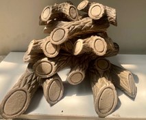 تصویر هیزم شومینه گازی 