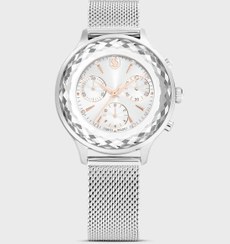 تصویر ساعت آنالوگ با بند مشبک برند swarovski Mesh Strap Analog Watche