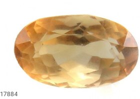 تصویر نگین سیترین خوش رنگ زیبا کد 17884 