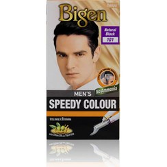 تصویر رنگ مو مردانه بیگن شماره 101 Bigen Men's Speedy Color No 101