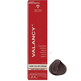 تصویر رنگ مو والانسی سری دودی مدل بلوند دودی تیره شماره A5 VALANCY NoA5Hair Color 100 ml