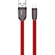 تصویر کابل تبدیل USB به لایتنینگ هوکو مدل U74 طول 1.2 متر - قرمز 