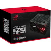 تصویر منبع تغذیه کامپیوتر ایسوس مدل ROG THOR 850W Platinum II (استوک) 