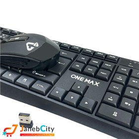 تصویر کیبورد و موس بیسیم وان مکس (ONE MAX) مدل OM-5000W ا Wireless keyboard mouse OM5000W Wireless keyboard mouse OM5000W