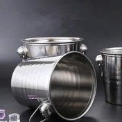 تصویر سطل یخ استیل 