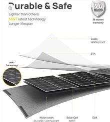 تصویر پنل خورشیدی 100w AFERIY 