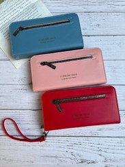 تصویر کیف پول زنانه جلو زیپ جدید 