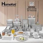 تصویر سرویس پلاستیک 58 پارچه هوم کت Homeket 58