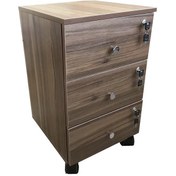 تصویر فایل زیرمیزی مدل 3 کشو 