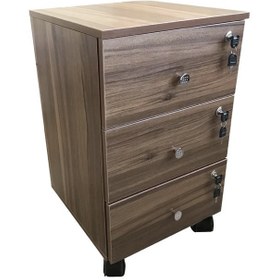 تصویر فایل زیرمیزی مدل 3 کشو 